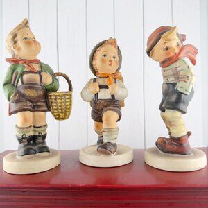 Vintage Goebel Hummel Figurine Trio - TMK-5 W. Germany